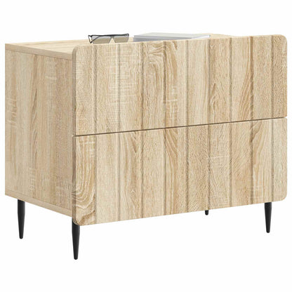 Noční Skříňka Dub Sonoma 62 X 34,5 X 49,5 Cm Kompozitní Dřevo