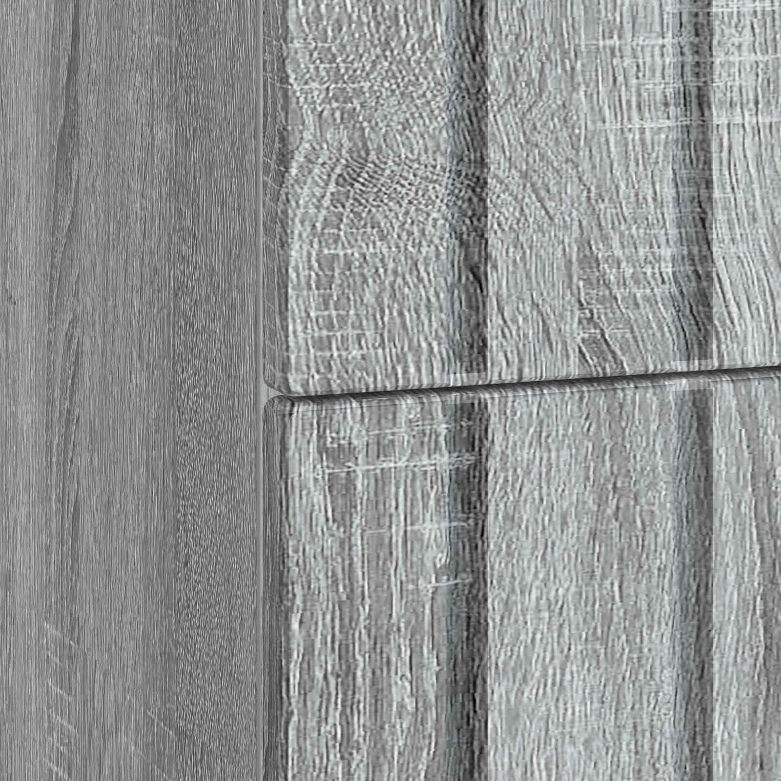 Noční Skříňka Šedá Sonoma 62 X 34,5 X 49,5 Cm Kompozitní Dřevo