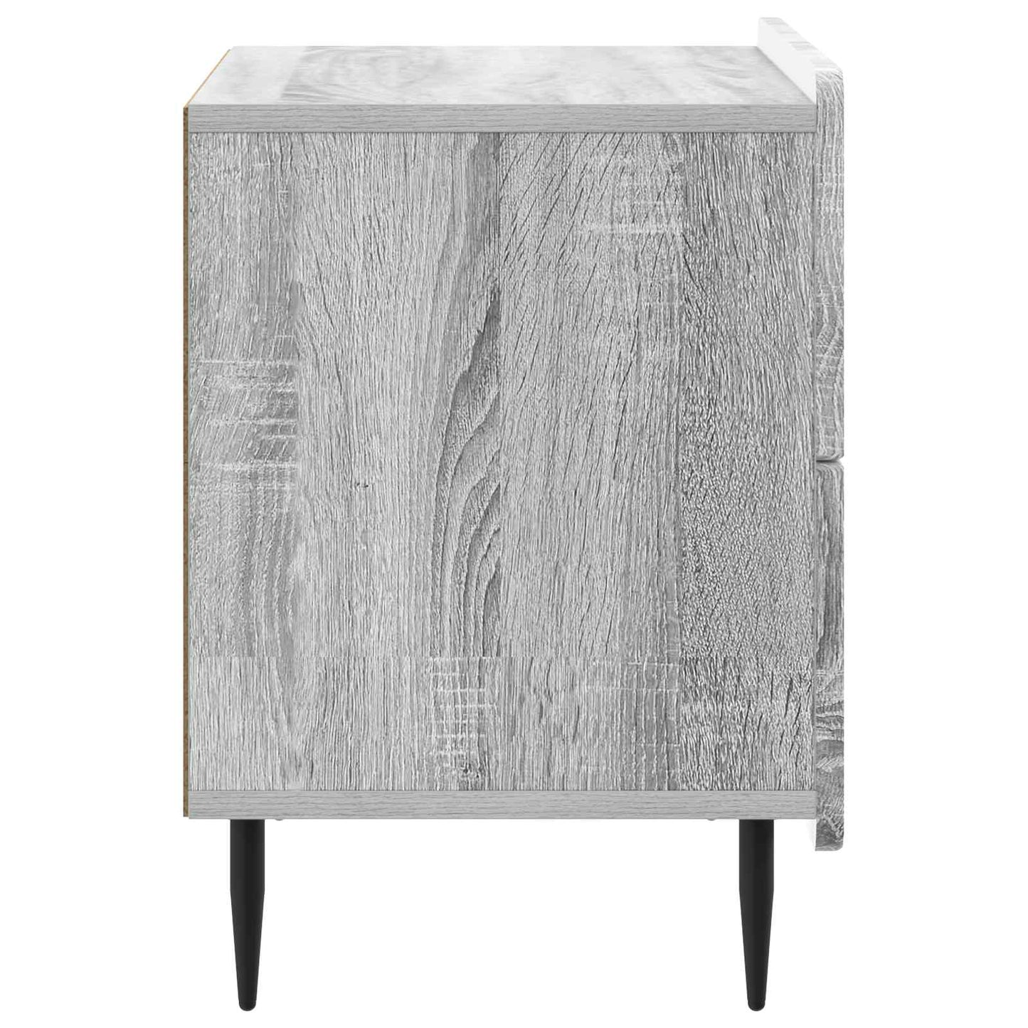 Noční Skříňka Šedá Sonoma 62 X 34,5 X 49,5 Cm Kompozitní Dřevo