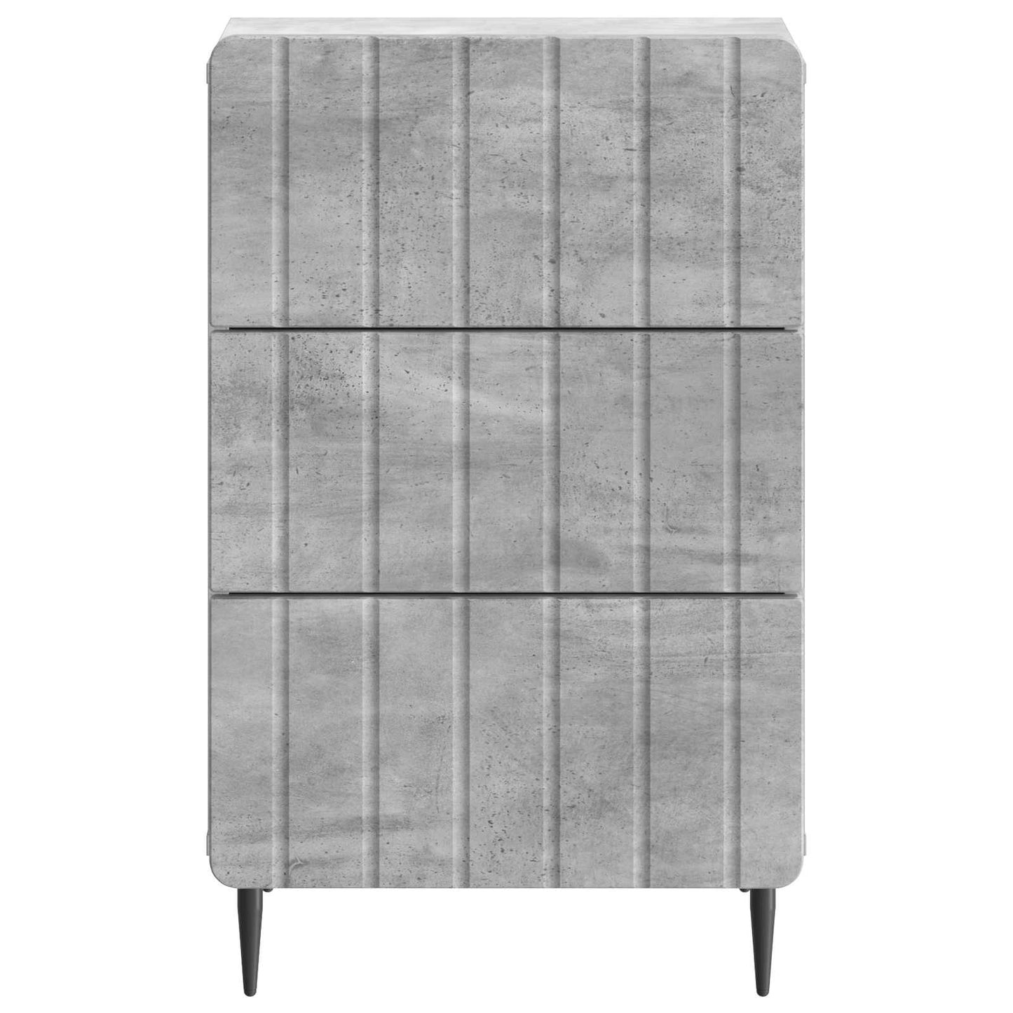 Noční Skříňka Betonově Šedá 43X 41 X 68 Cm Kompozitní Dřevo