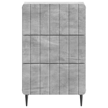 Noční Skříňka Betonově Šedá 43X 41 X 68 Cm Kompozitní Dřevo
