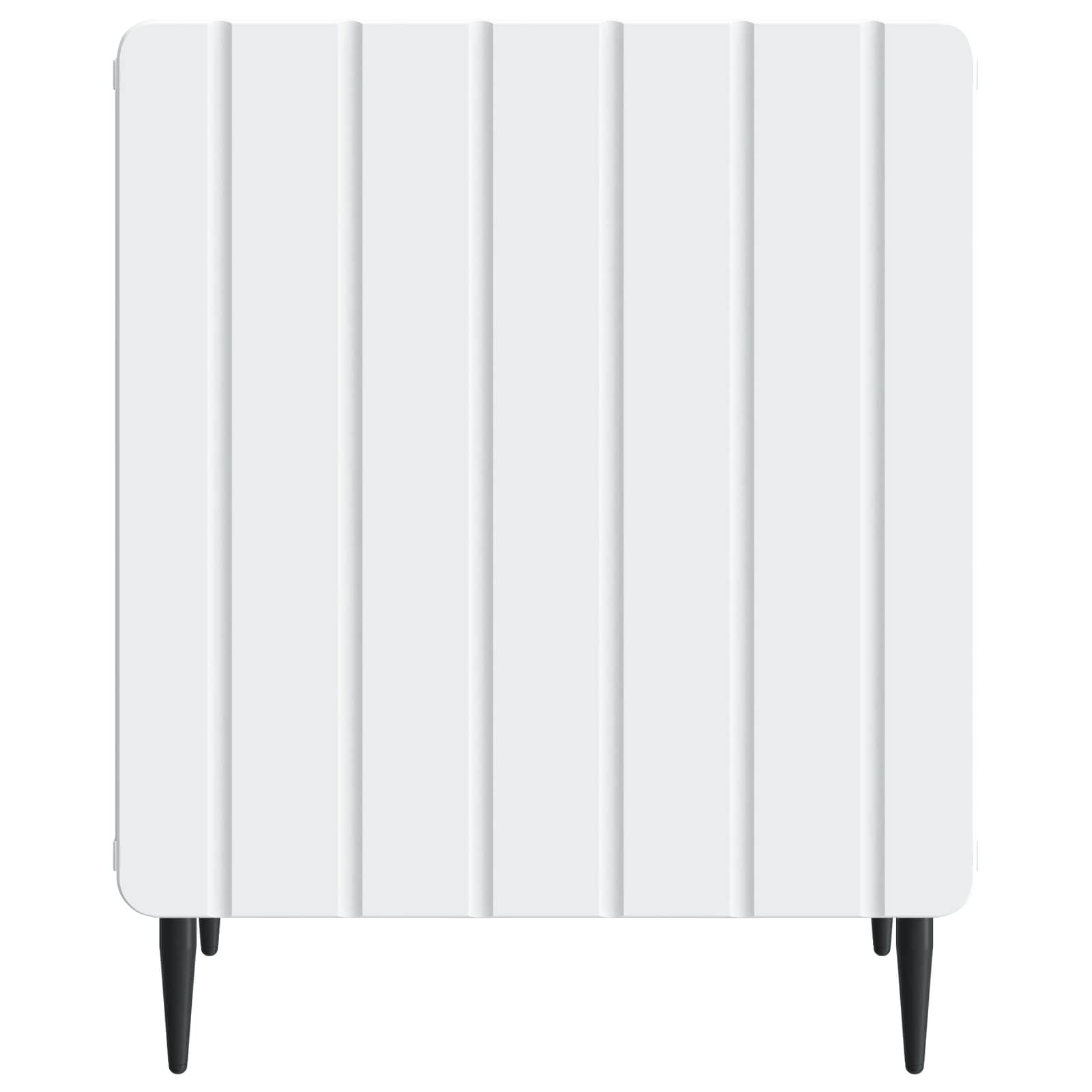 Noční Skříňka 2 Pcs Bílá 43 X 34,5 X 52 Cm Kompozitní Dřevo
