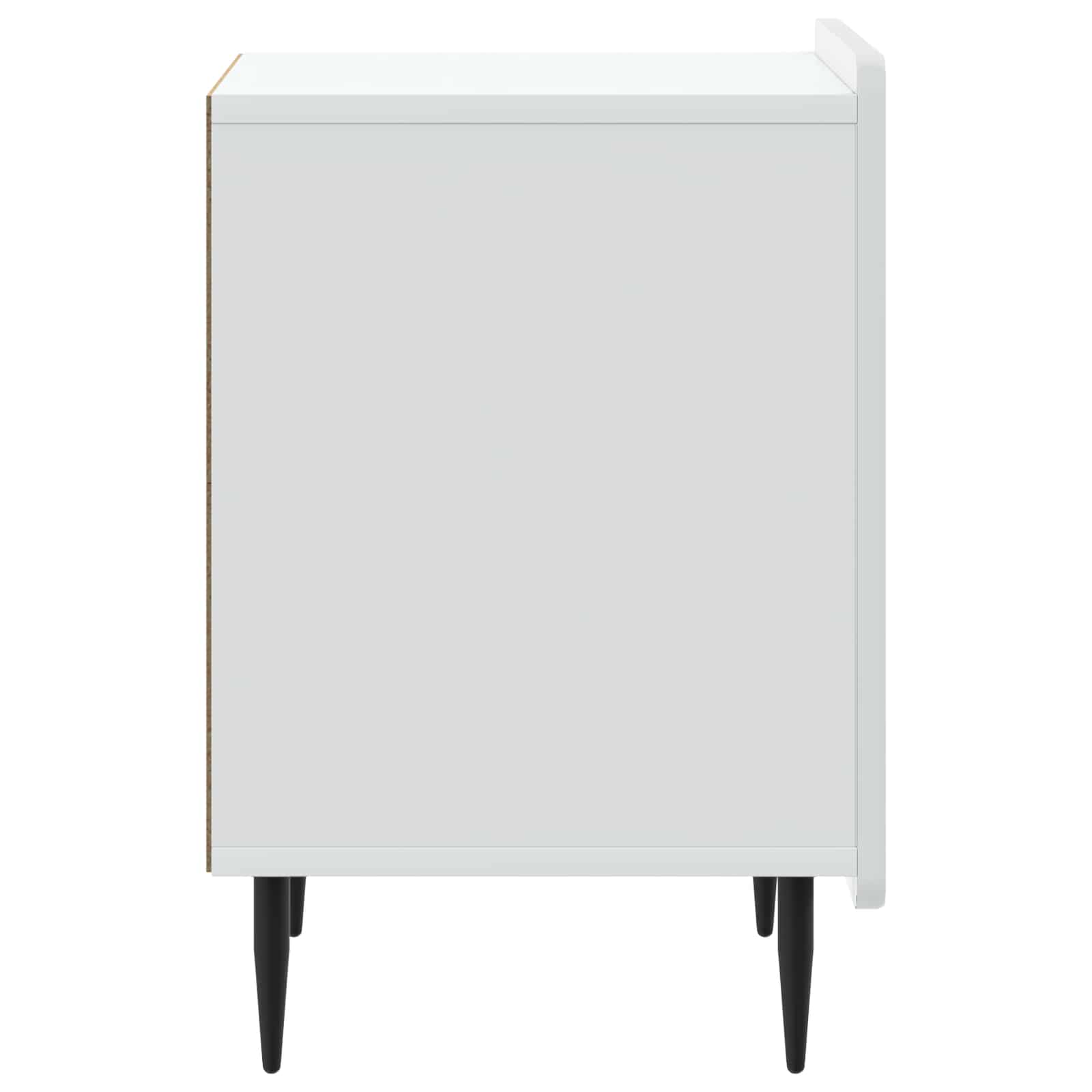 Noční Skříňka 2 Pcs Bílá 43 X 34,5 X 52 Cm Kompozitní Dřevo