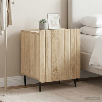 Noční Skříňka 2 Pcs Dub Sonoma 43 X 34,5 X 52 Cm
