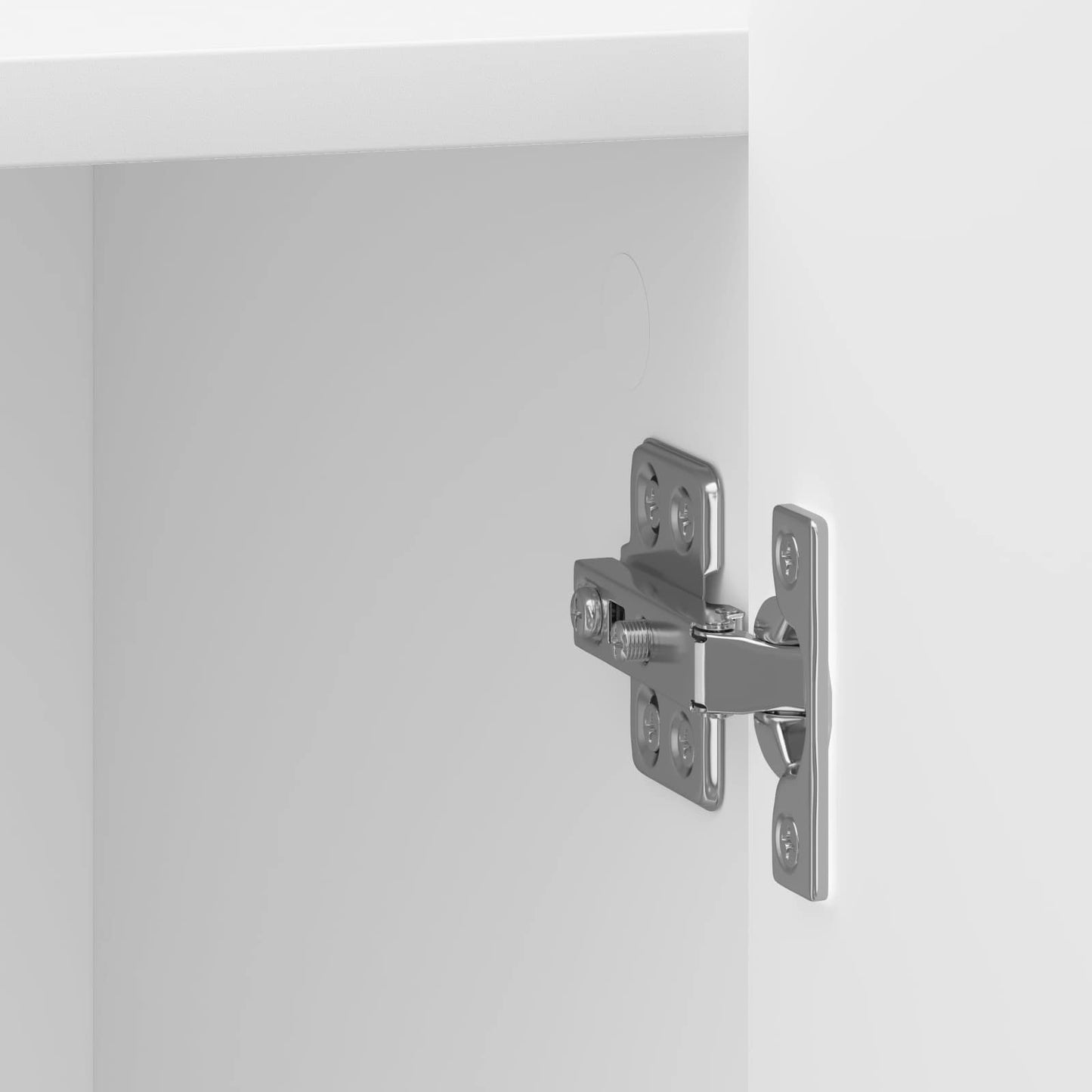 Noční Skříňka 2 Pcs Bílá S Vysokým Leskem 43 X 34,5 X 52 Cm