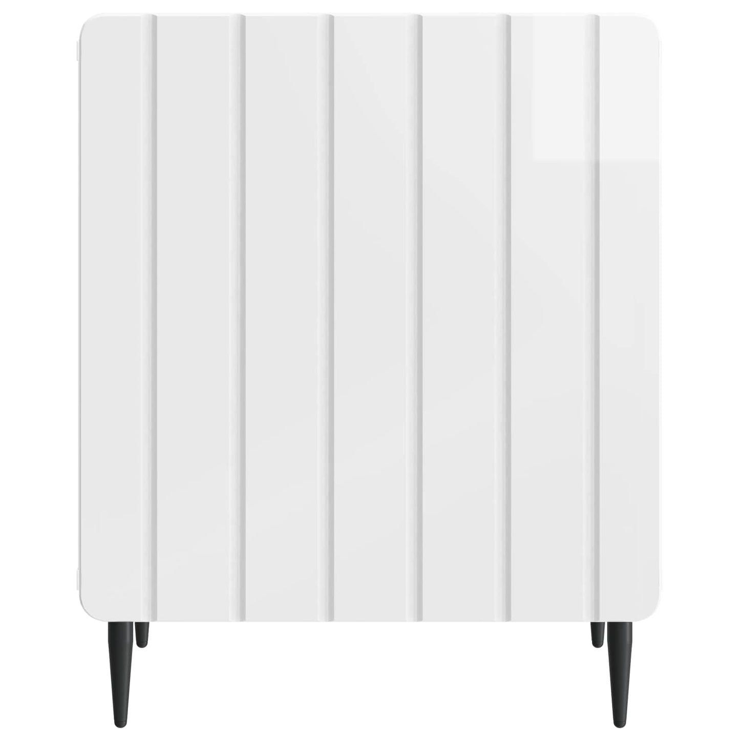 Noční Skříňka 2 Pcs Bílá S Vysokým Leskem 43 X 34,5 X 52 Cm