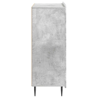 Servírovací Skříň Betonově Šedá 66 X 34,5 X 92 Cm