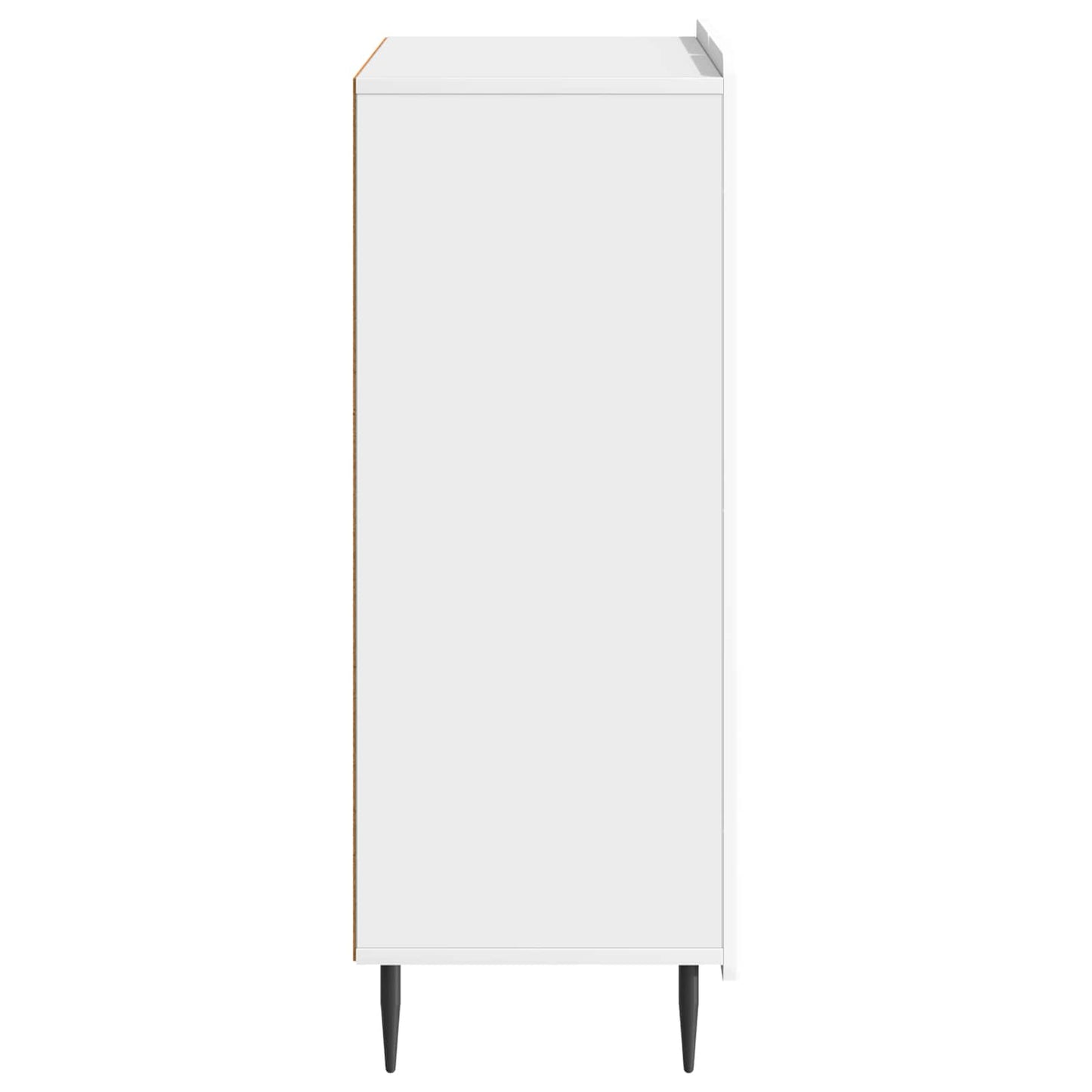 Servírovací Skříň Bílá S Vysokým Leskem 66 X 34,5 X 92 Cm