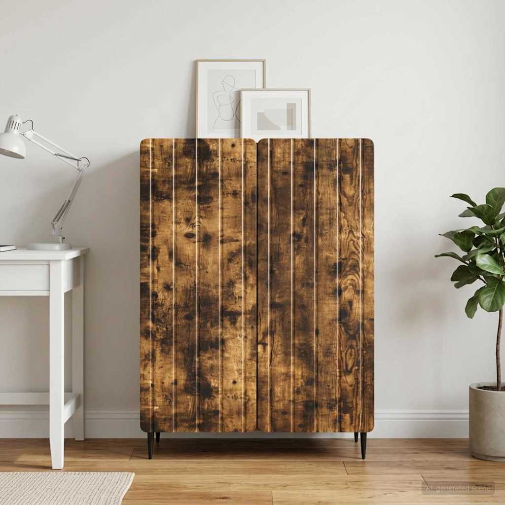 Servírovací Skříň Kouřový Dub 66 X 34,5 X 92 Cm