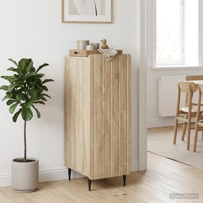 Servírovací Skříň Dub Sonoma 34,5 X 33 X 92 Cm Kompozitní Dřevo