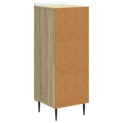 Servírovací Skříň Dub Sonoma 34,5 X 33 X 92 Cm Kompozitní Dřevo