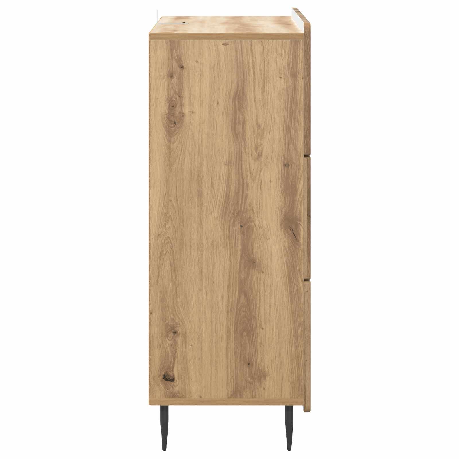 Skříň Se Zásuvkami 66 X 34,5 X 92 Cm Kompozitní Dřevo