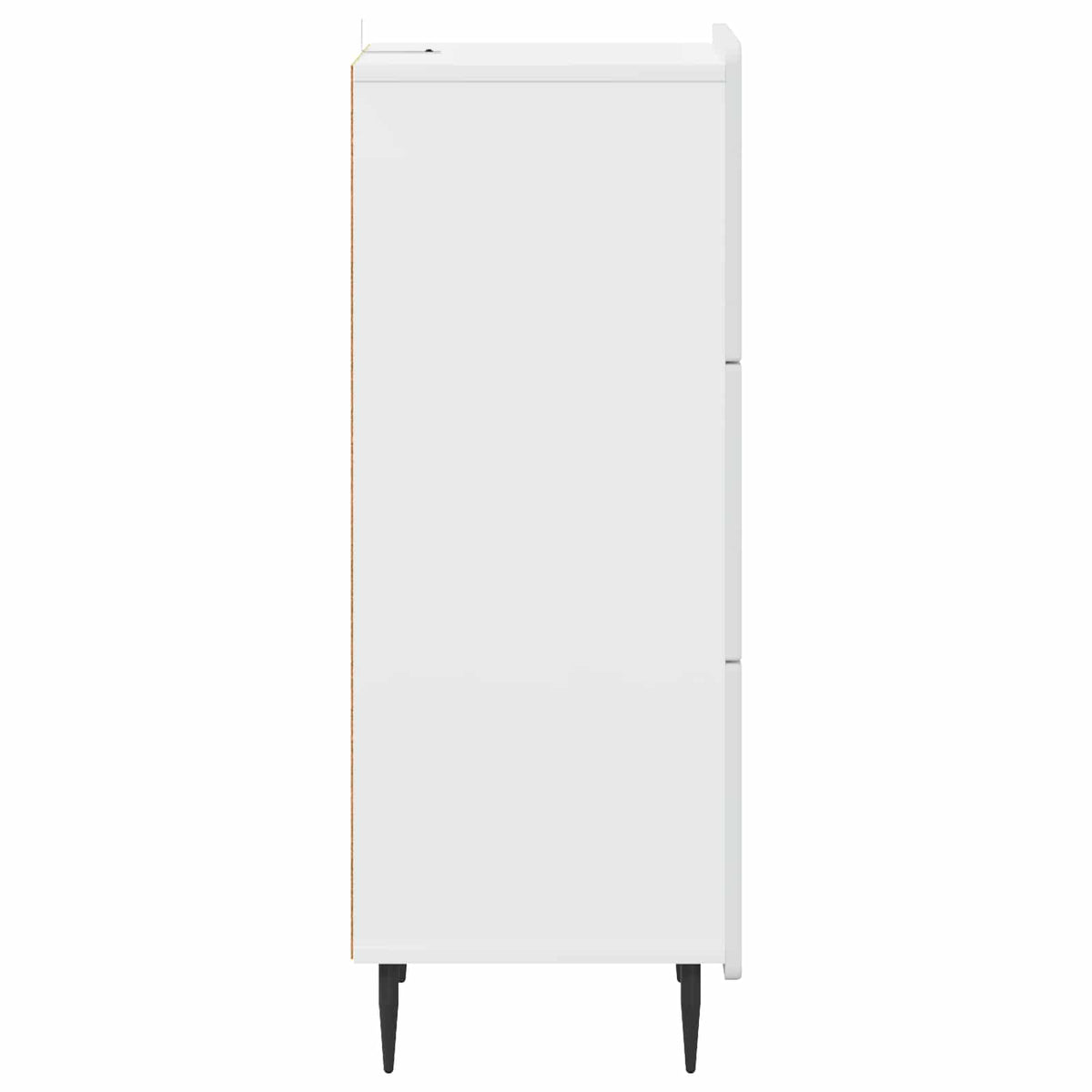 Skříň Se Zásuvkami Bílá 33 X 34,5 X 92 Cm Kompozitní Dřevo