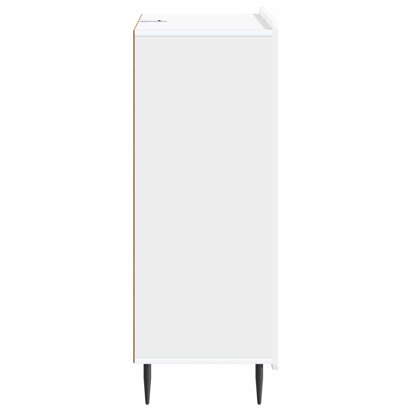 Servírovací Skříň Bílá 66 X 34,5 X 91,5 Cm Kompozitní Dřevo