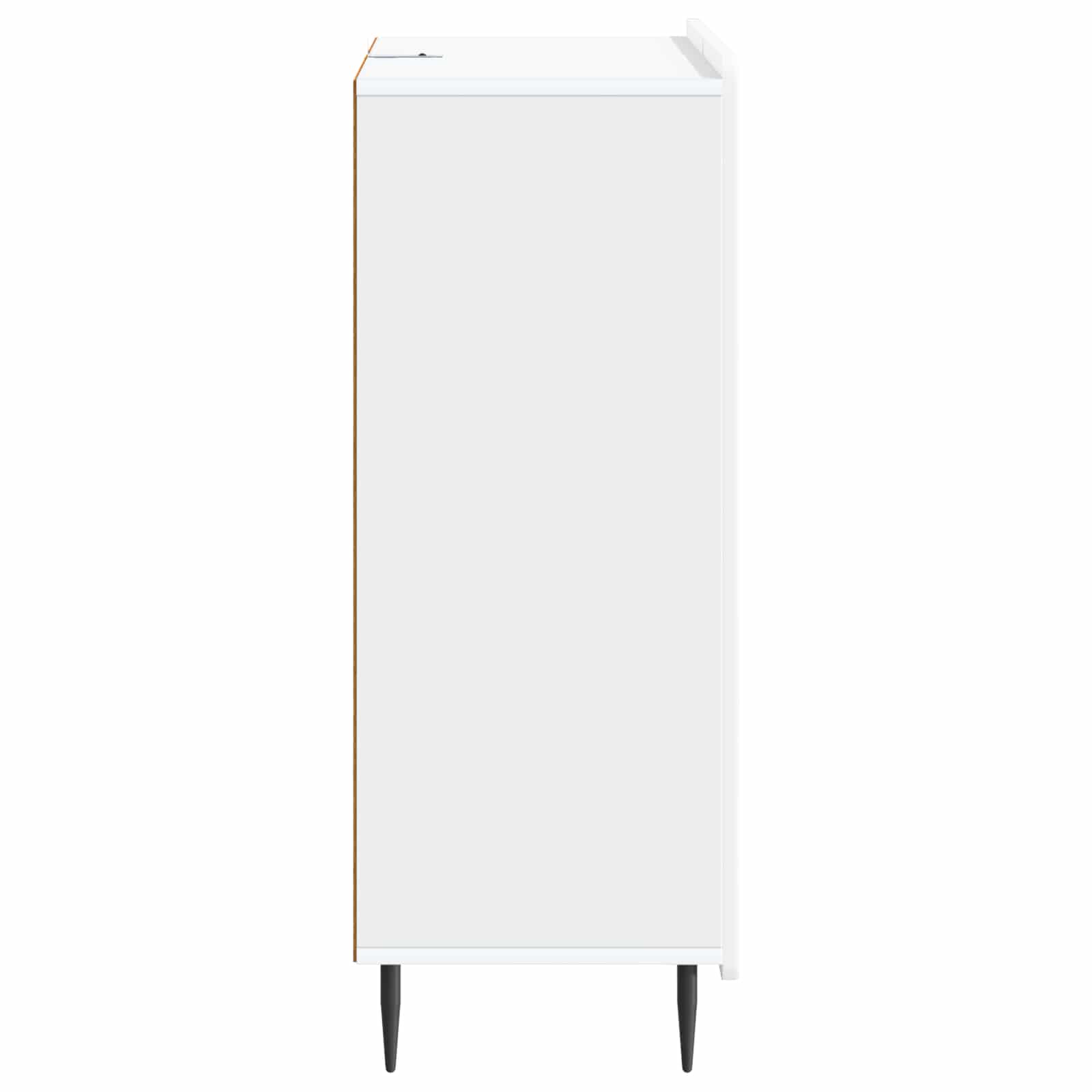 Servírovací Skříň Bílá 66 X 34,5 X 91,5 Cm Kompozitní Dřevo