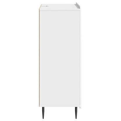 Servírovací Skříň Bílá S Vysokým Leskem 66 X 34,5 X 91,5 Cm