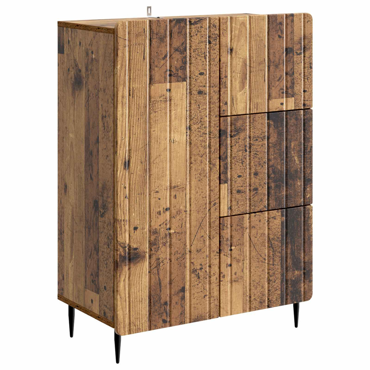 Servírovací Skříň Se Zásuvkou Staré Dřevo 66 X 34,5 X 91,5 Cm