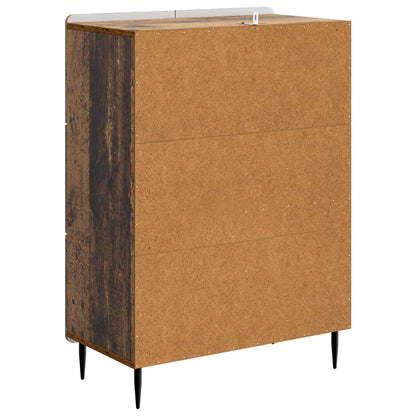 Servírovací Skříň Se Zásuvkou Staré Dřevo 66 X 34,5 X 91,5 Cm