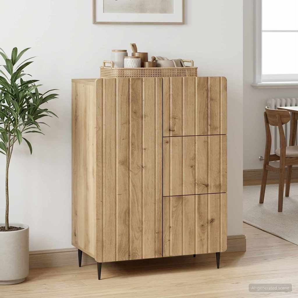 Servírovací Skříň Dub Artisan 66 X 34,5 X 91,5 Cm