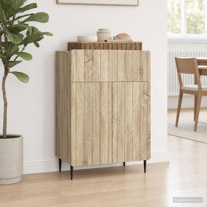 Servírovací Skříň Dub Sonoma 66 X 34,5 X 92 Cm Kompozitní Dřevo