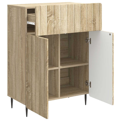 Servírovací Skříň Dub Sonoma 66 X 34,5 X 92 Cm Kompozitní Dřevo