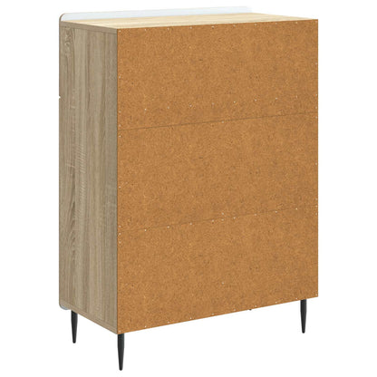 Servírovací Skříň Dub Sonoma 66 X 34,5 X 92 Cm Kompozitní Dřevo