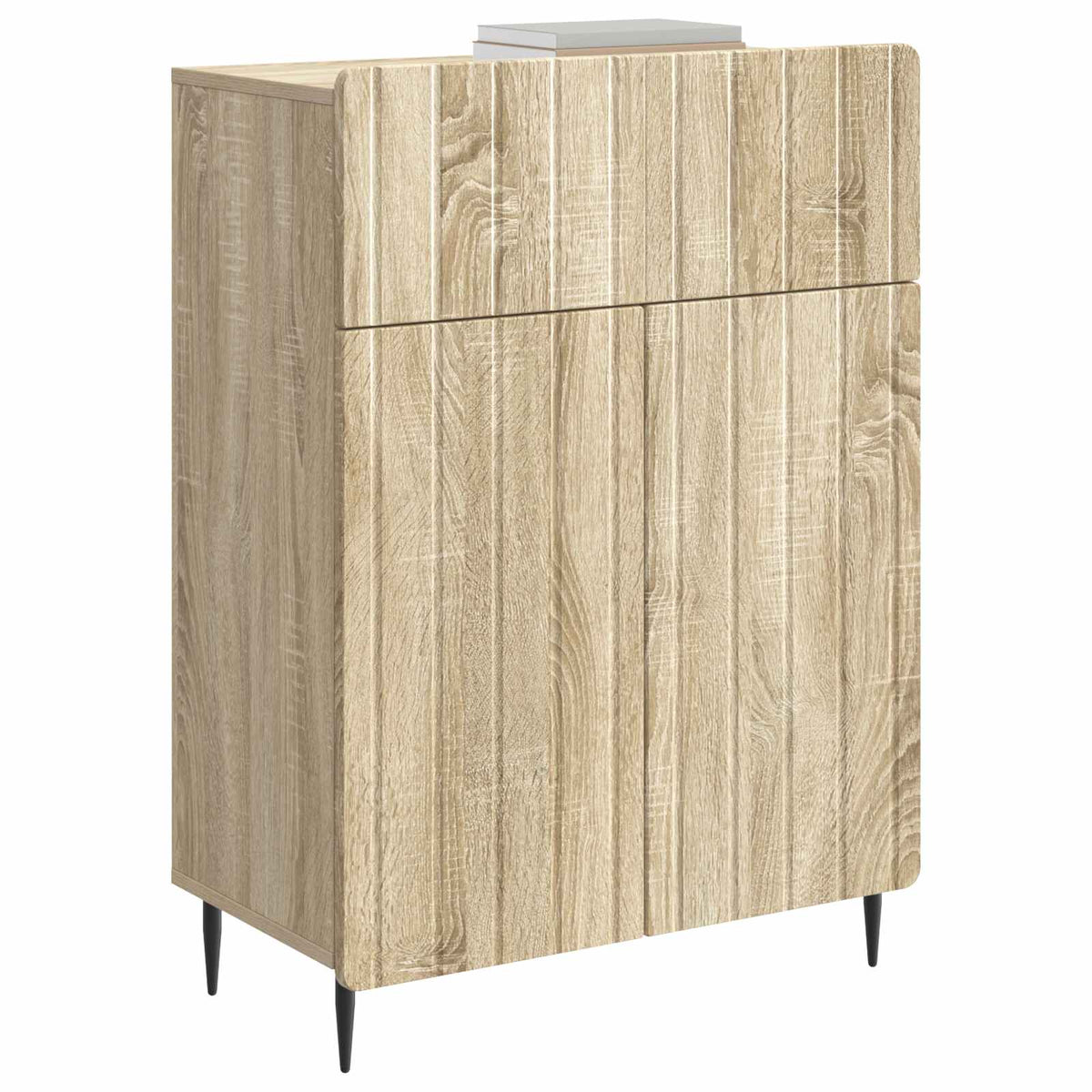 Servírovací Skříň Dub Sonoma 66 X 34,5 X 92 Cm Kompozitní Dřevo