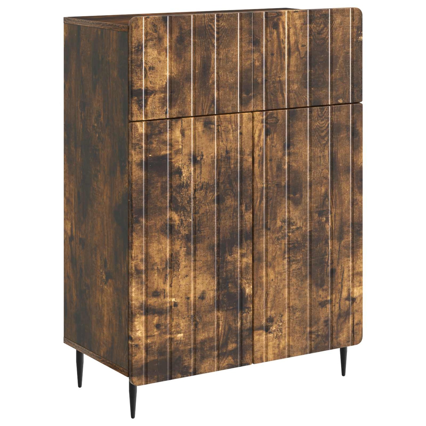 Servírovací Skříň Se Zásuvkou Kouřový Dub 66 X 34,5 X 92 Cm