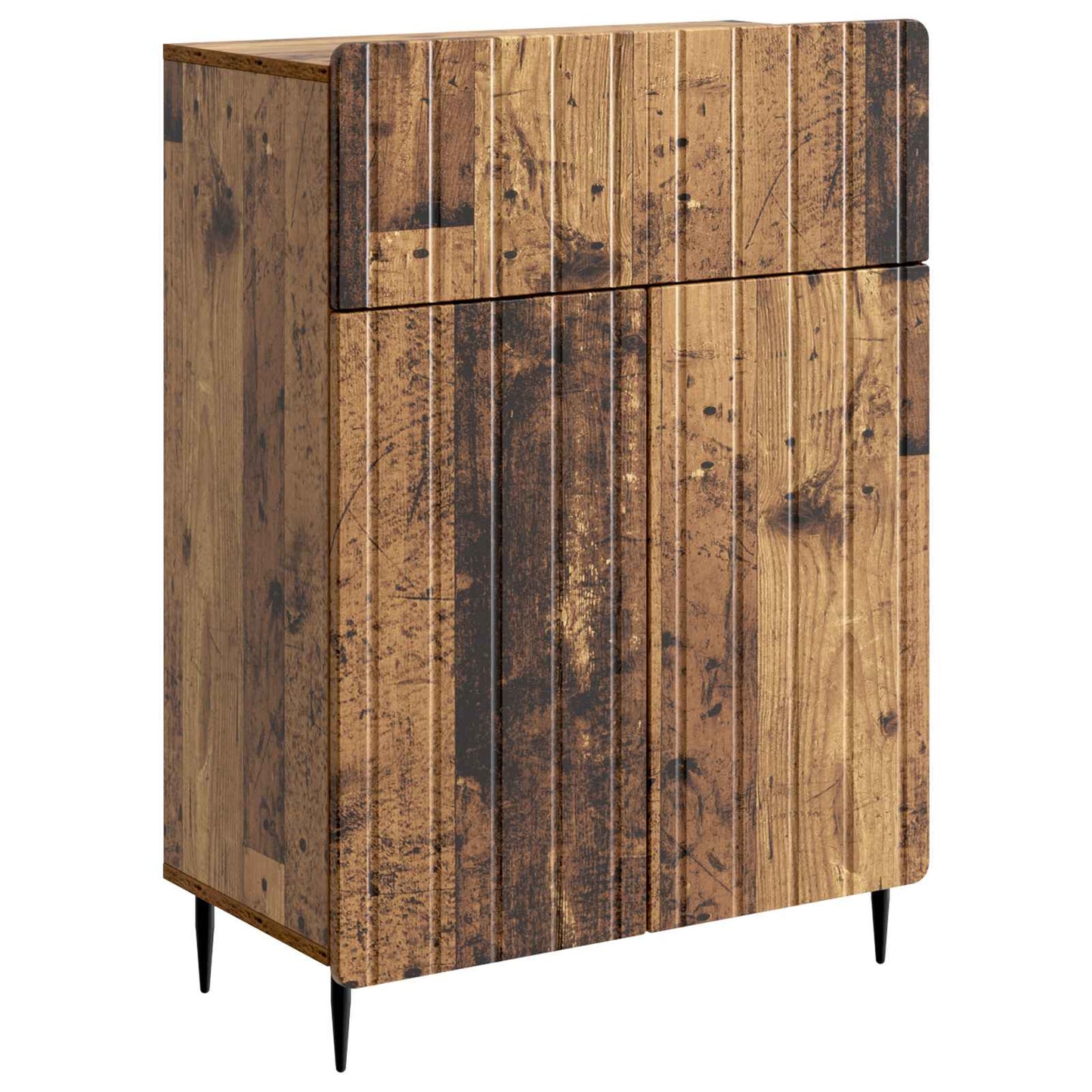 Servírovací Skříň Se Zásuvkou Staré Dřevo 66 X 34,5 X 92 Cm