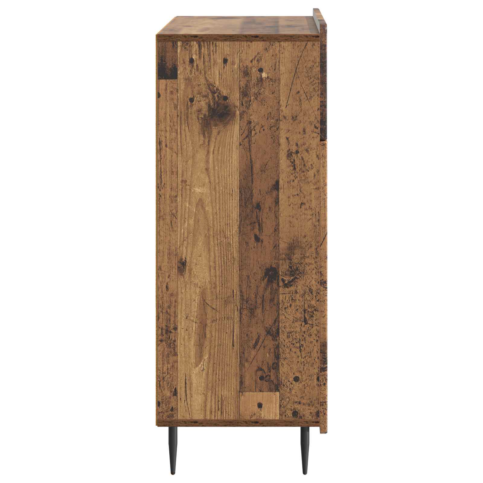Servírovací Skříň Se Zásuvkou Staré Dřevo 66 X 34,5 X 92 Cm