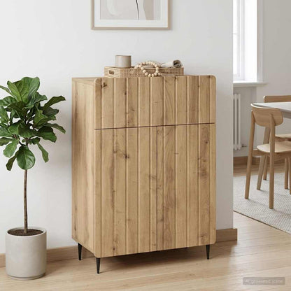 Servírovací Skříň Dub Artisan 66 X 34,5 X 92 Cm