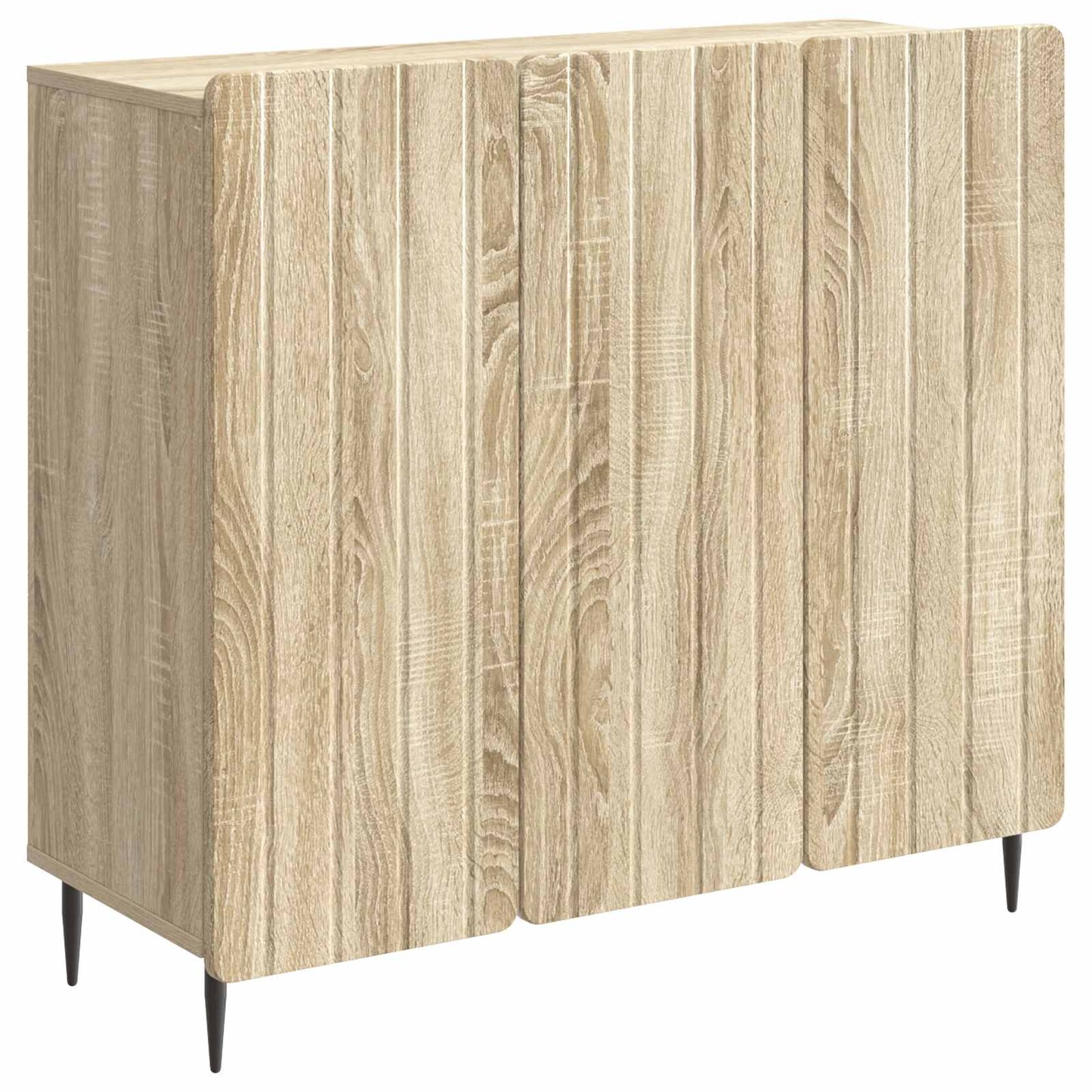 Servírovací Skříň Dub Sonoma 89 X 34,5 X 82 Cm Kompozitní Dřevo