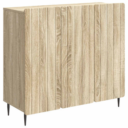 Servírovací Skříň Dub Sonoma 89 X 34,5 X 82 Cm Kompozitní Dřevo