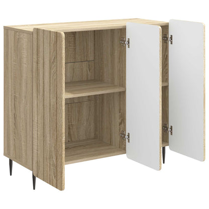 Servírovací Skříň Dub Sonoma 89 X 34,5 X 82 Cm Kompozitní Dřevo