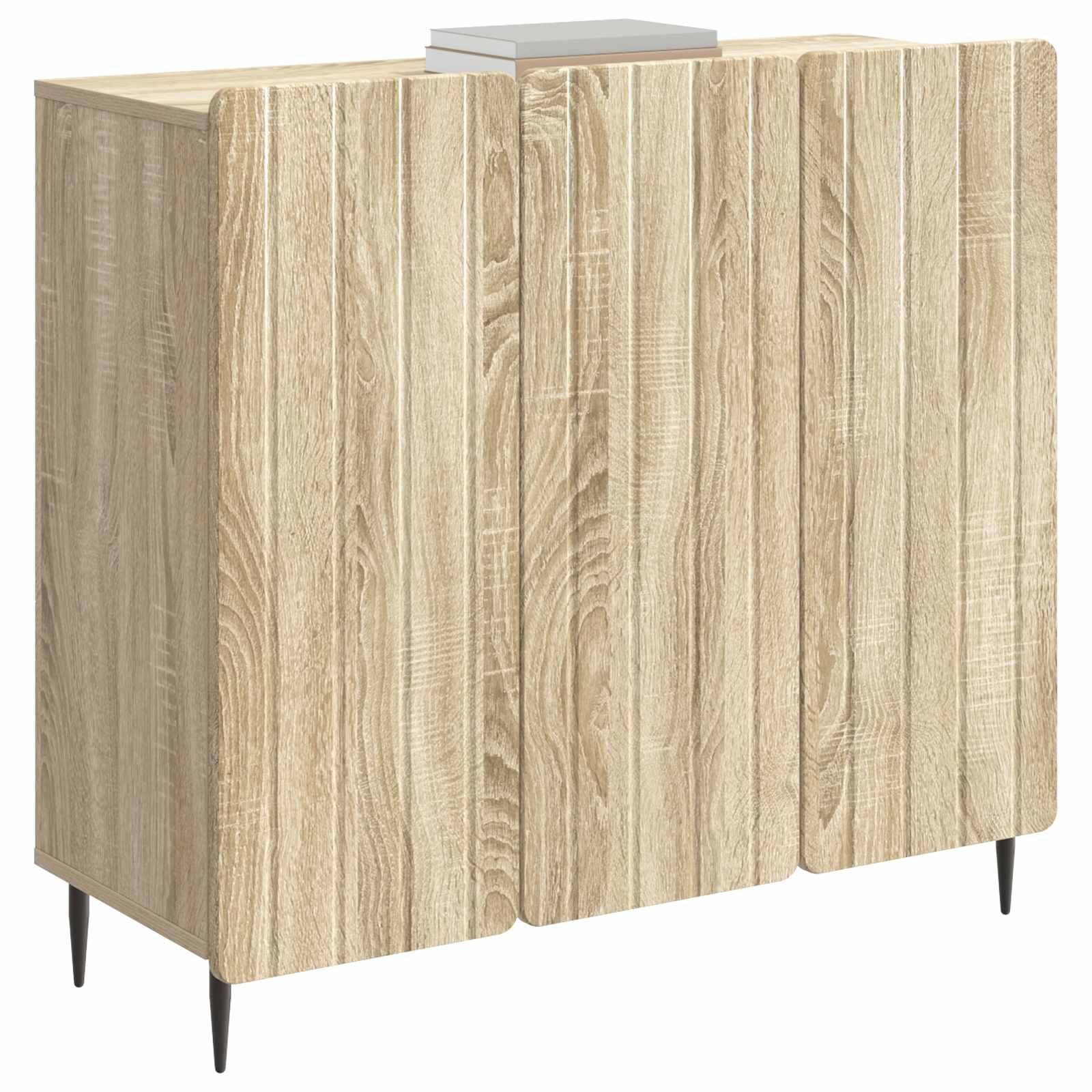 Servírovací Skříň Dub Sonoma 89 X 34,5 X 82 Cm Kompozitní Dřevo