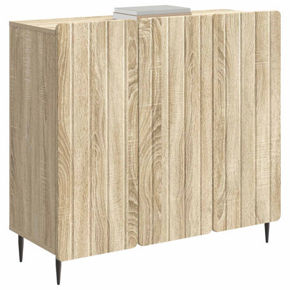 Servírovací Skříň Dub Sonoma 89 X 34,5 X 82 Cm Kompozitní Dřevo