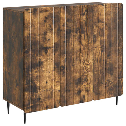 Servírovací Skříň Kouřový Dub 89 X 34,5 X 82 Cm