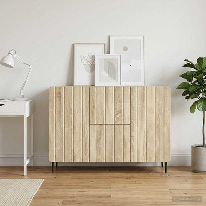 Servírovací Skříň Dub Sonoma 89 X 34,5 X 62 Cm Kompozitní Dřevo