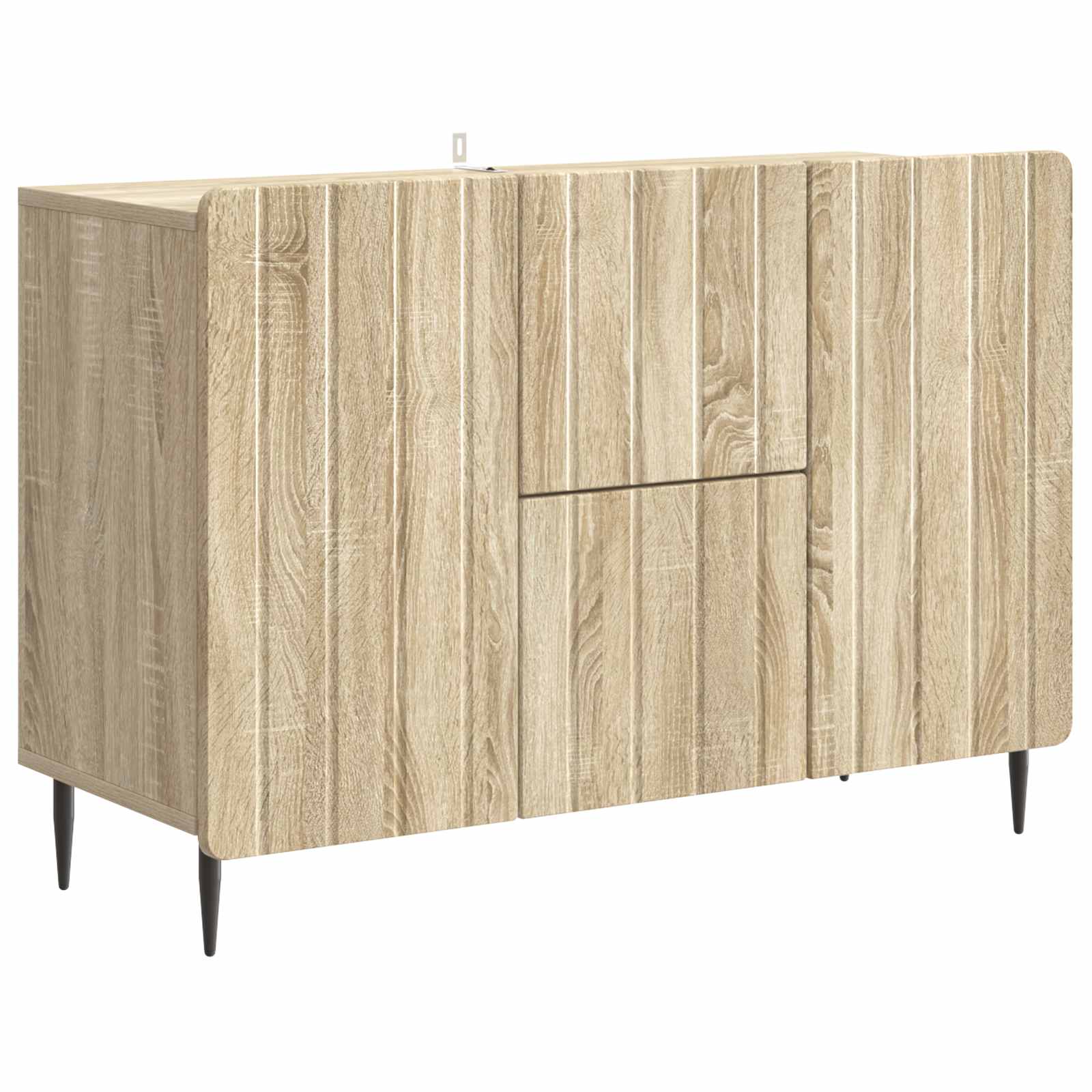 Servírovací Skříň Dub Sonoma 89 X 34,5 X 62 Cm Kompozitní Dřevo