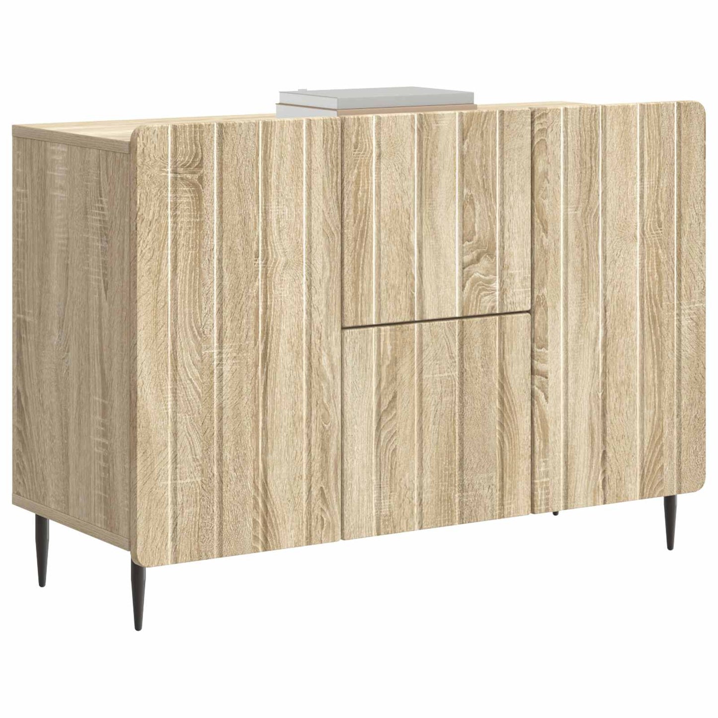 Servírovací Skříň Dub Sonoma 89 X 34,5 X 62 Cm Kompozitní Dřevo