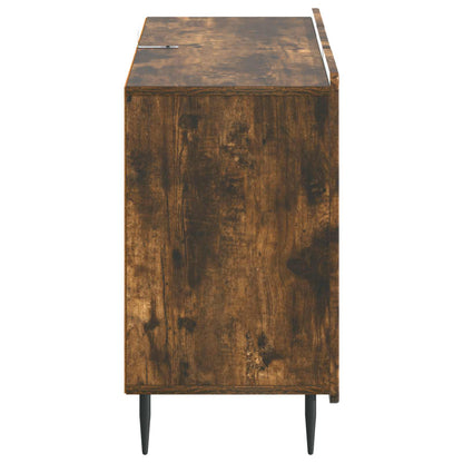 Servírovací Skříň Se Zásuvkou Kouřový Dub 89 X 34,5 X 62 Cm