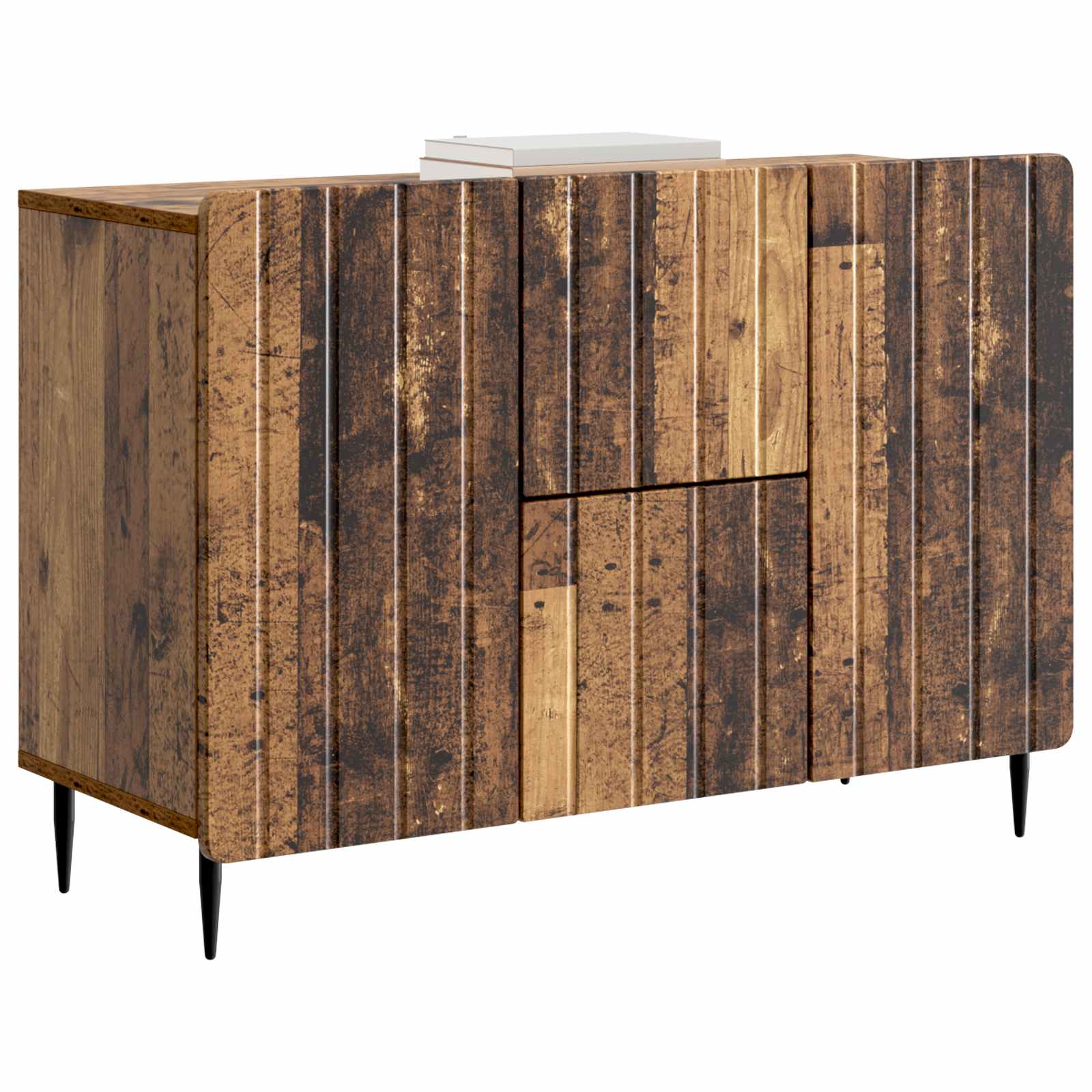 Servírovací Skříň Se Zásuvkou Staré Dřevo 89 X 34,5 X 62 Cm