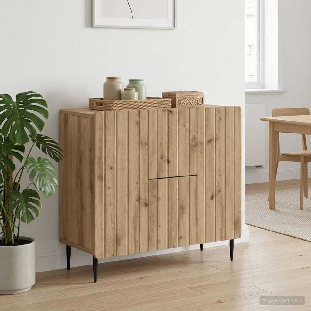 Servírovací Skříň Dub Artisan 89 X 34,5 X 62 Cm