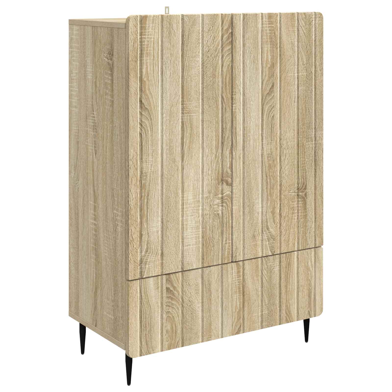Servírovací Skříň Dub Sonoma 66 X 34,5 X 97 Cm Kompozitní Dřevo
