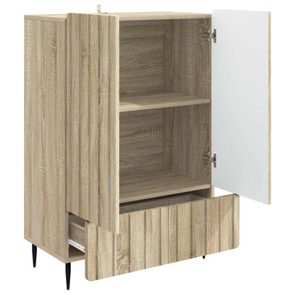 Servírovací Skříň Dub Sonoma 66 X 34,5 X 97 Cm Kompozitní Dřevo