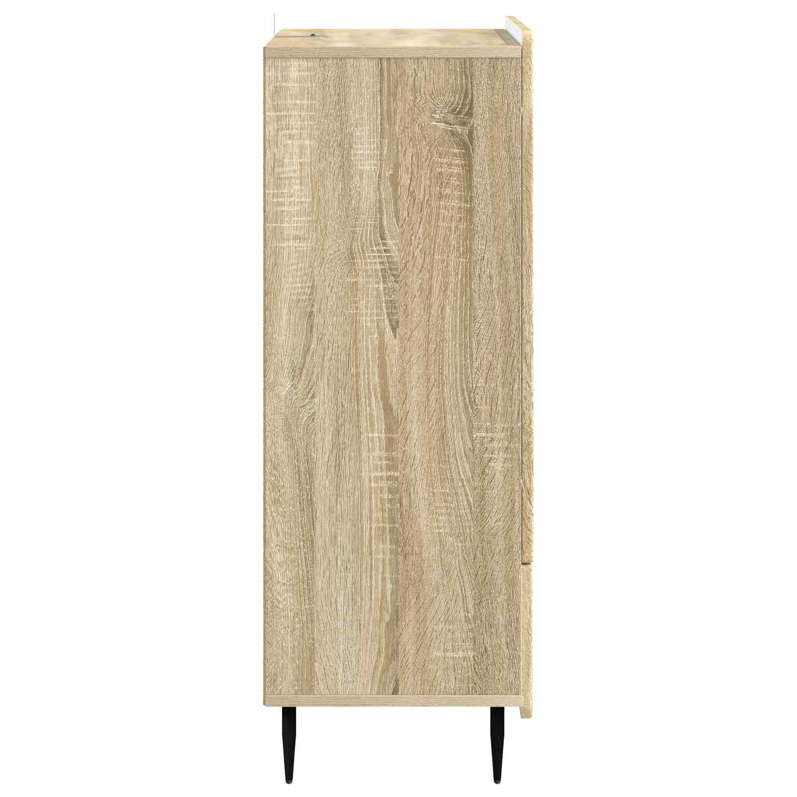 Servírovací Skříň Dub Sonoma 66 X 34,5 X 97 Cm Kompozitní Dřevo