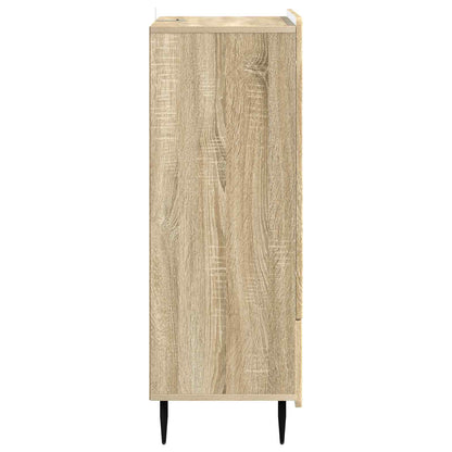 Servírovací Skříň Dub Sonoma 66 X 34,5 X 97 Cm Kompozitní Dřevo