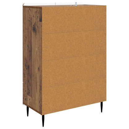 Servírovací Skříň Se Zásuvkou Staré Dřevo 66 X 34,5 X 97 Cm