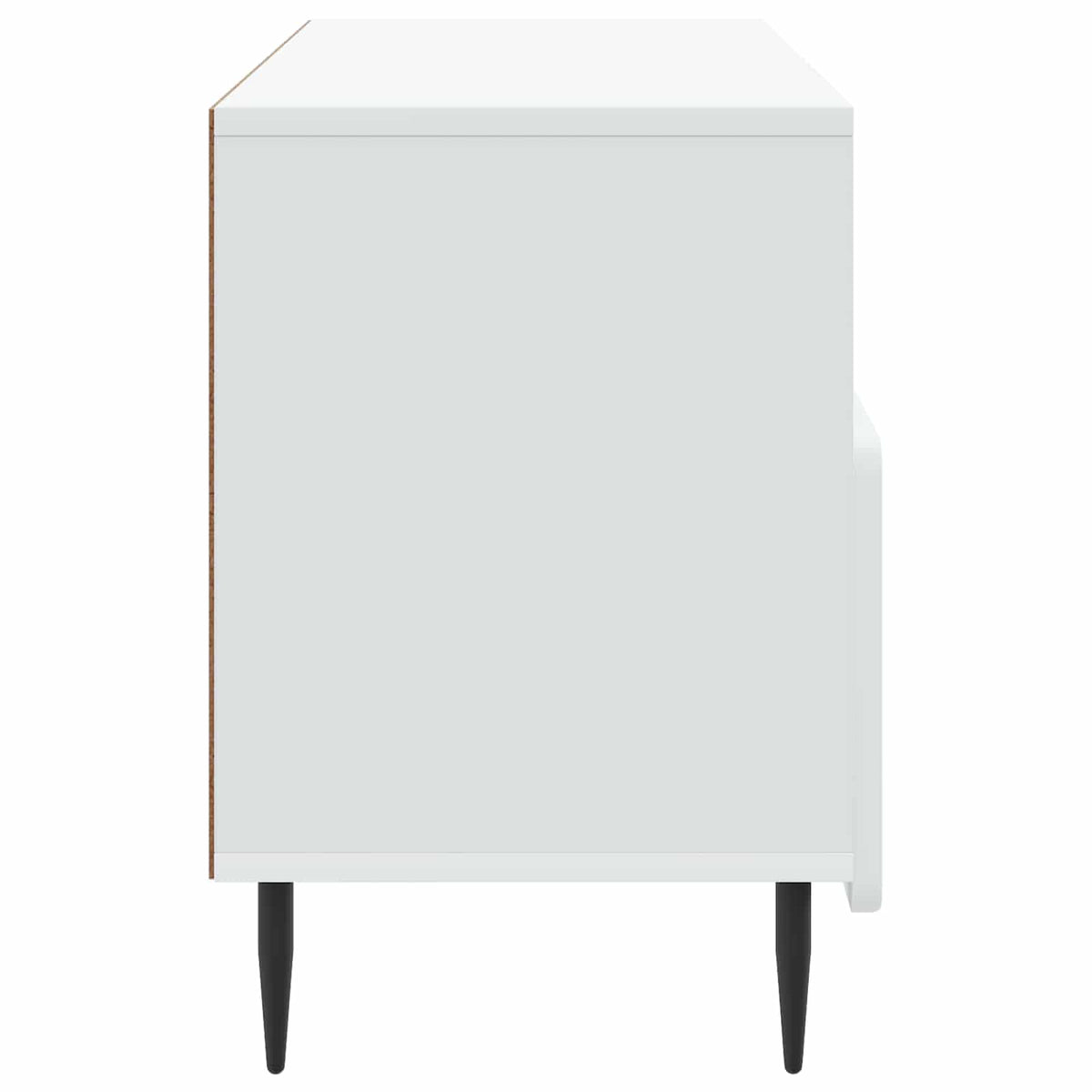 Televizní Skříň Bílá 102 X 34,5 X 50 Cm Kompozitní Dřevo