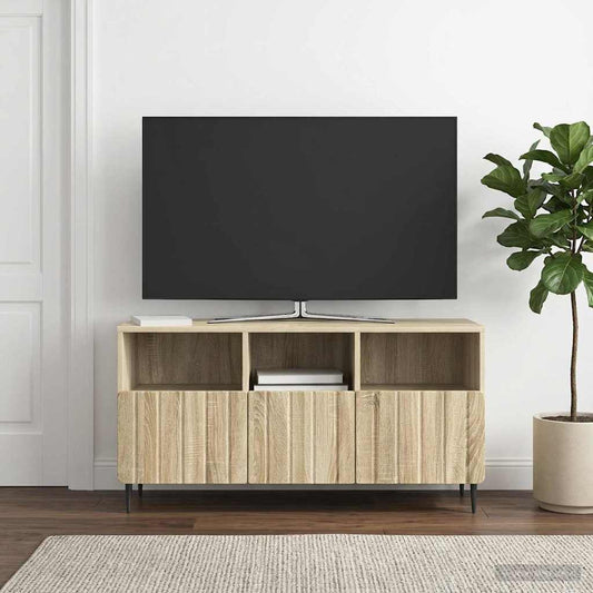 Televizní Skříň Dub Sonoma 102 X 34,5 X 50 Cm Kompozitní Dřevo